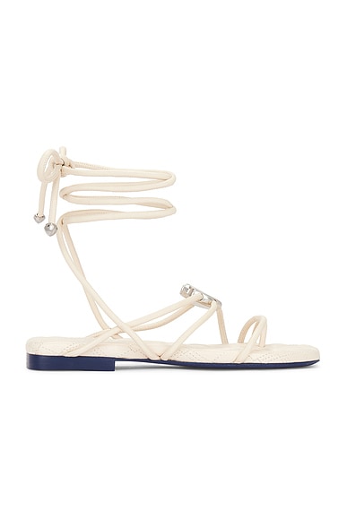 Ivy Shield Sandal in Ivory