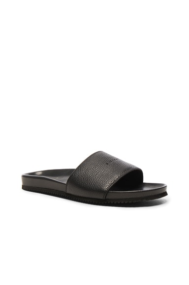 Leather Classic Slide Sandals