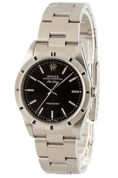 Bob's Watches x FWRD Renew Rolex Air-King 14010M in Stainless Steel & Black