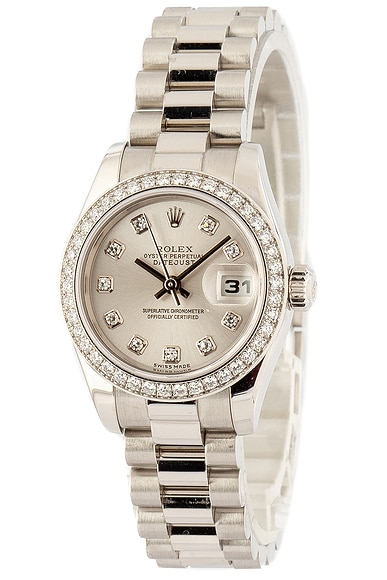 Bob's Watches x FWRD Renew Rolex Datejust President 179136 in Platinum