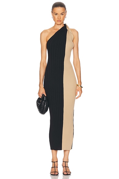 By Malene Birger Noto Dress in Bicolor Block