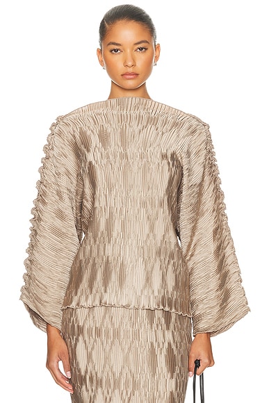 By Malene Birger Tralluman Blouse in Cobblestone