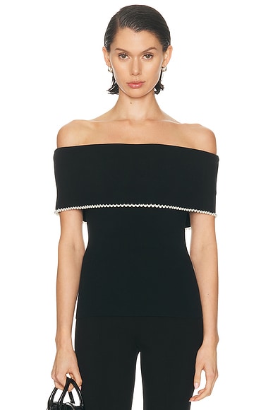 By Malene Birger Hetha Top in Black