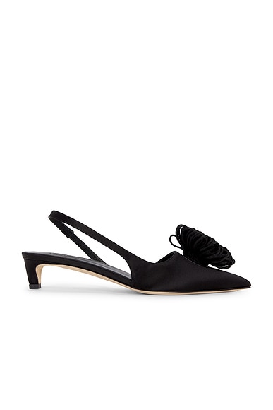 Laiolo Satin Slingback Pump