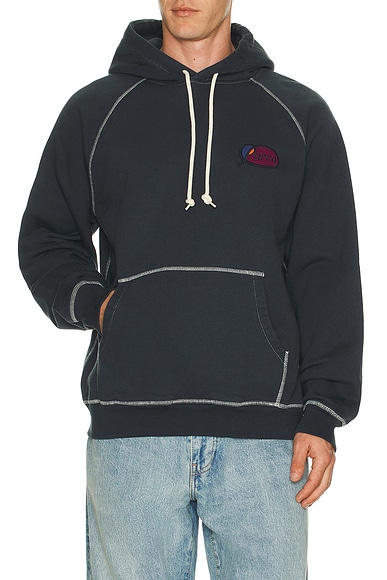 Circled Script Logo Hooded Sweatshirt