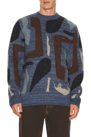 By Parra Detached Knitting Pullover in Blue