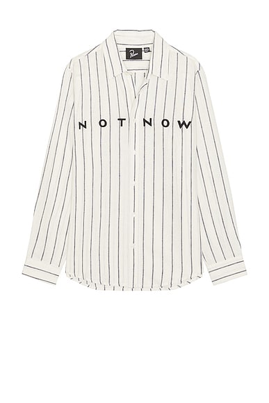 By Parra Not Now Shirt in White
