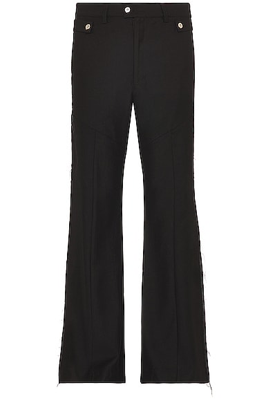 Multi Pockets Flared Trousers