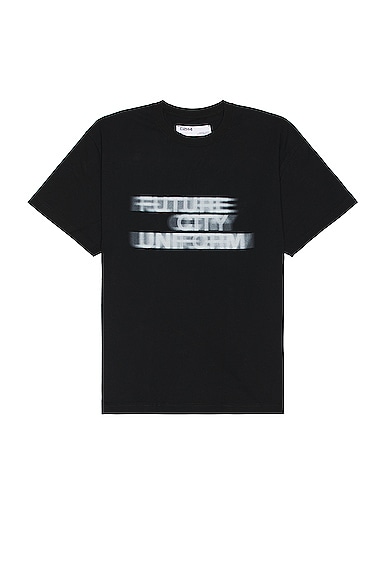 C2H4 Future City Uniform T-shirt in Black | FWRD