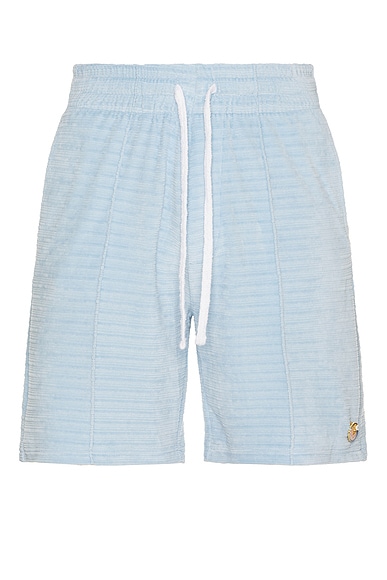 Velour Pintuck Shorts