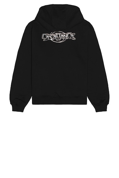 Casablanca Casa Chrome Full Zip Hoodie in Casa Chrome