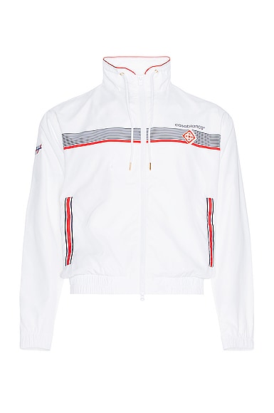 Casablanca Shell Suit Track Jacket in White
