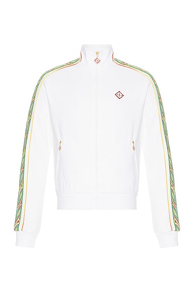 CASABLANCA FUTURO LAUREL TRACK TOP JACKET