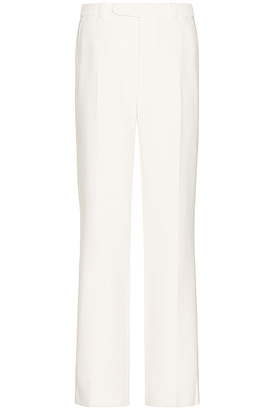 Casablanca Straight Leg Trouser in Off White