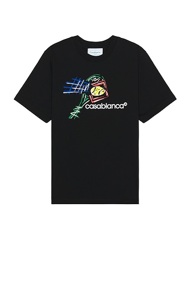 Casablanca Croquis De Tennis T-shirt in Croquis De Tennis