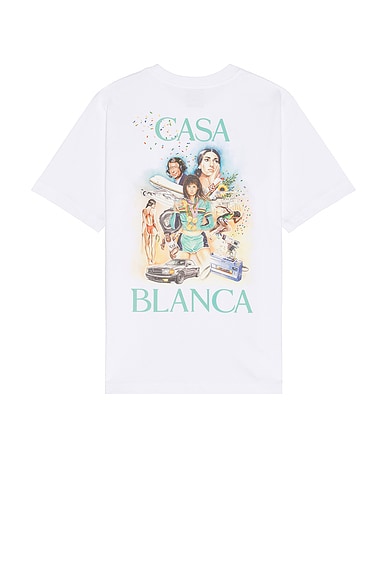 Casablanca Celebration Du Sport Printed T-Shirt in Celebration Du Sport