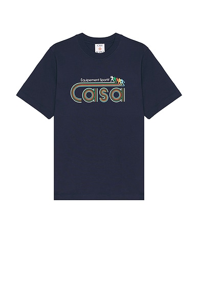 Casablanca Equipment Sportif Screen Printed T-Shirt in Equipment Sportif
