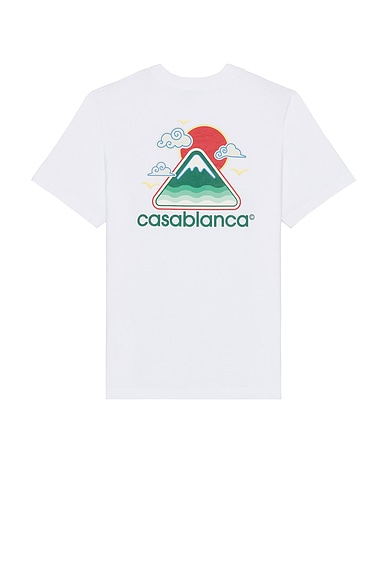Montagne Ondulee Screen Printed T-Shirt