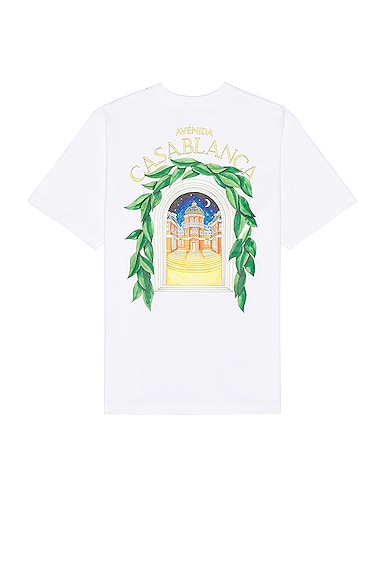 ■Casablanca■大人気 カーサビーチウェーブプリント特大Tシャツ Casablanca Tシャツ - Avenida | FWRD