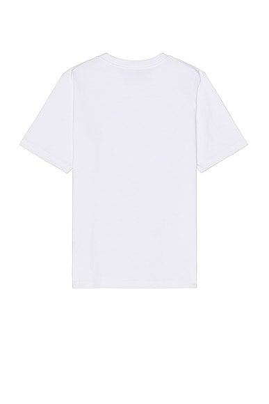 Shop Casablanca Tennis Club Icon Screen Printed T-shirt In White