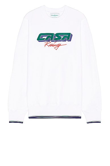 Shop Casablanca Casa Racing 3d Printed Sweatshirt