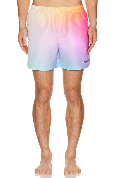 Gradient Printed Swim Shorts