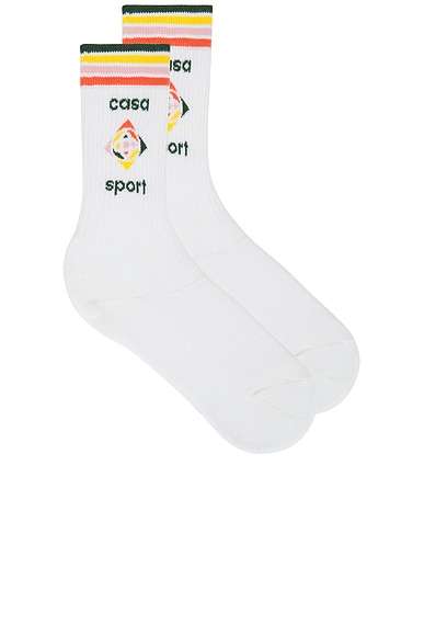 Casa Sport Socks in White