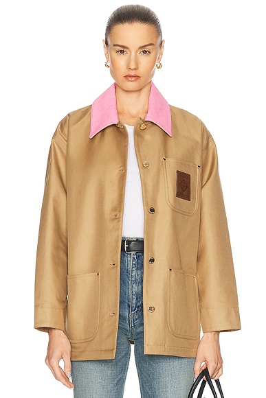 Casablanca Workwear Jacket in Beige