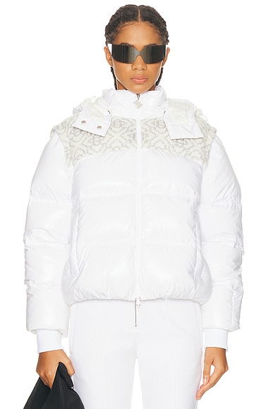 Casablanca Puffer Jacket in White