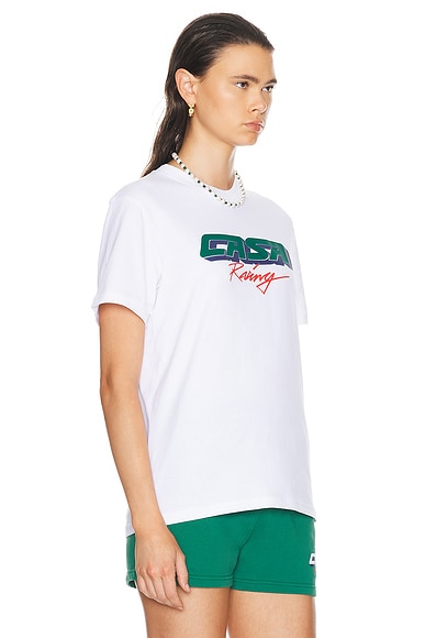 Shop Casablanca Casa Racing T-shirt