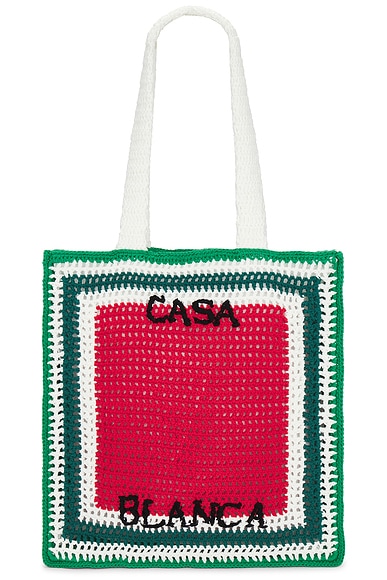 Casablanca Crochet Bag in Multi
