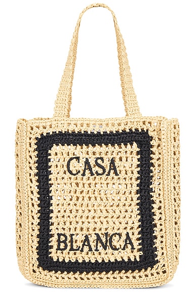 Raffia Tote Bag