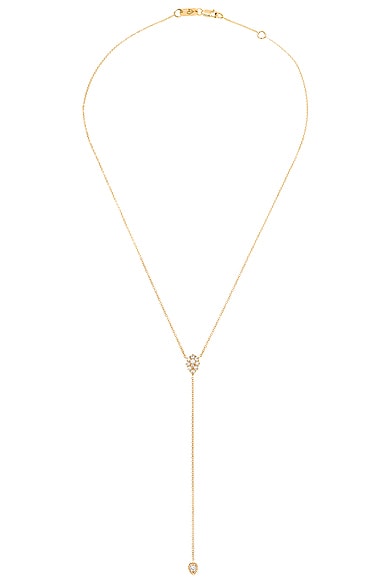 Carbon & Hyde Stella Lariat Necklace in Gold