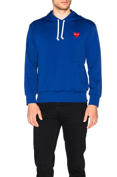 Buy > cdg hoodie blue > in stock