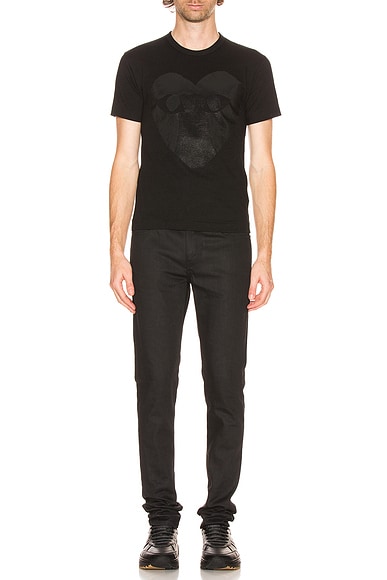 Printed Heart Cotton Tee