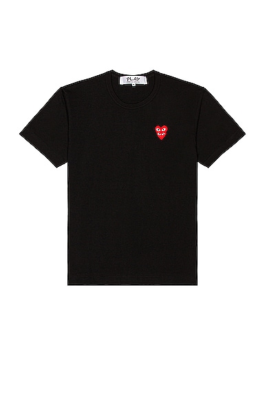 COMME des GARCONS PLAY Tee Shirt in Black