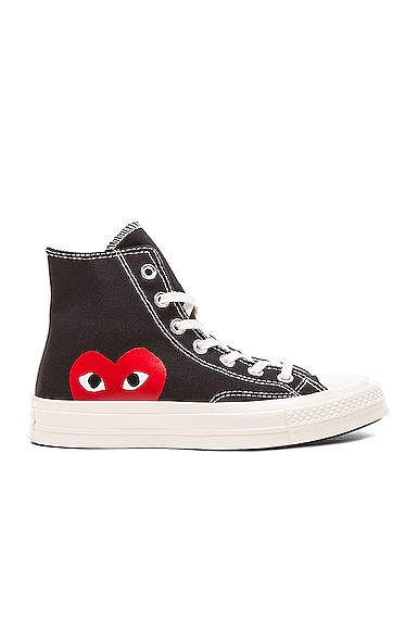 Converse Large Emblem High Top Canvas Sneakers
