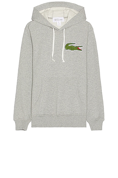 COMME des GARCONS SHIRT X Lacoste Hoodie in Grey