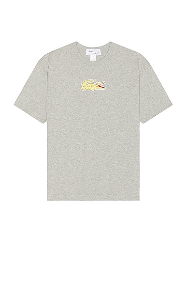 COMME des GARCONS SHIRT X Lacoste Tee in Grey