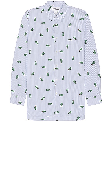Shop Comme Des Garçons Shirt X Lacoste 1-a Shirt In Stripe