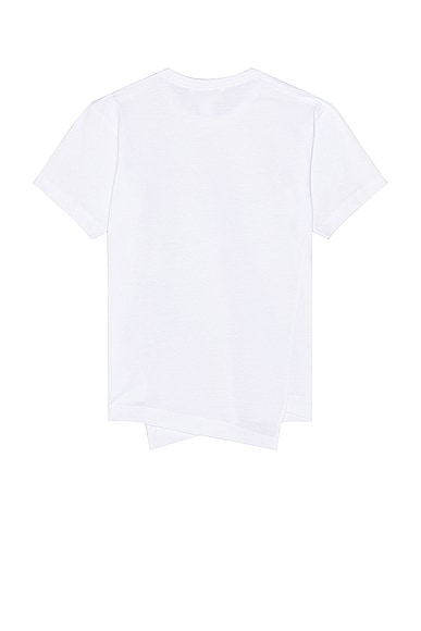 Shop Comme Des Garçons Shirt X Lacoste Tee In White