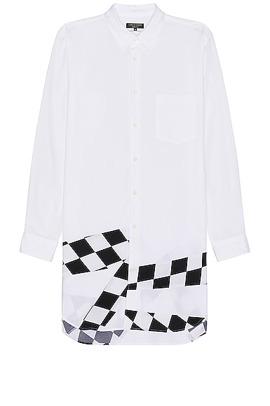 Shop Comme Des Garçons Homme Deux Shirt In White & Black