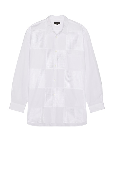 COMME des GARCONS Homme Plus Mesh Shirt in White