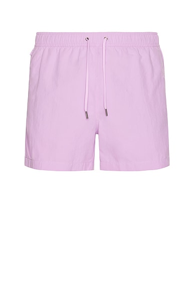 CDLP Dry Nylon Poplin Swim Trunks in Lilac