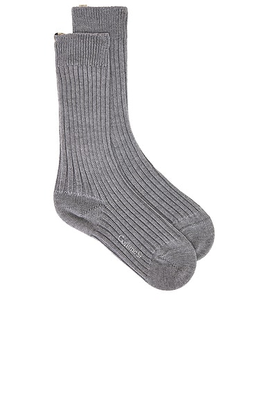 Comme Si The Merino Chunky Sock in Heather Grey
