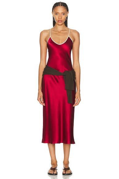Silk Bias Slip Dress