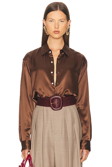 Comme Si La Shirt Classica in Espresso