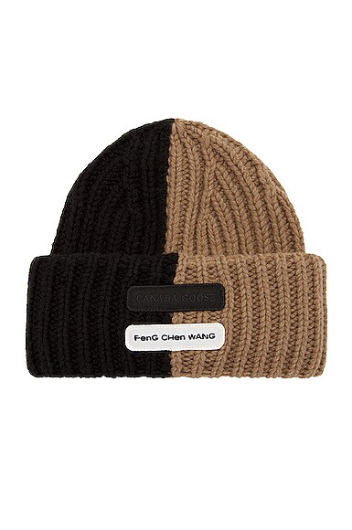 Canada Goose Feng Chen Wang Arctic Cashmere Toque in Taupe