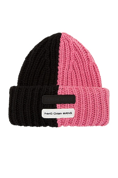 Canada Goose Feng Chen Wang Arctic Cashmere Toque in Pink,Black