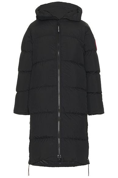 Canada Goose Lawrence Long Puffer in Black